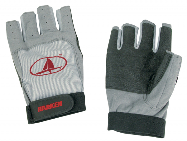 Harken 3/4 Finger Black Magic Gloves
