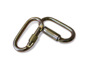 AtHeight Steel Oval Twist Lock Carabiner